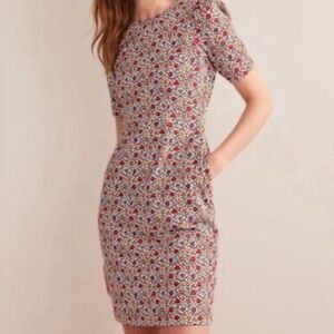 Boden Zoe Jersey Dress - Enchanting Bloom